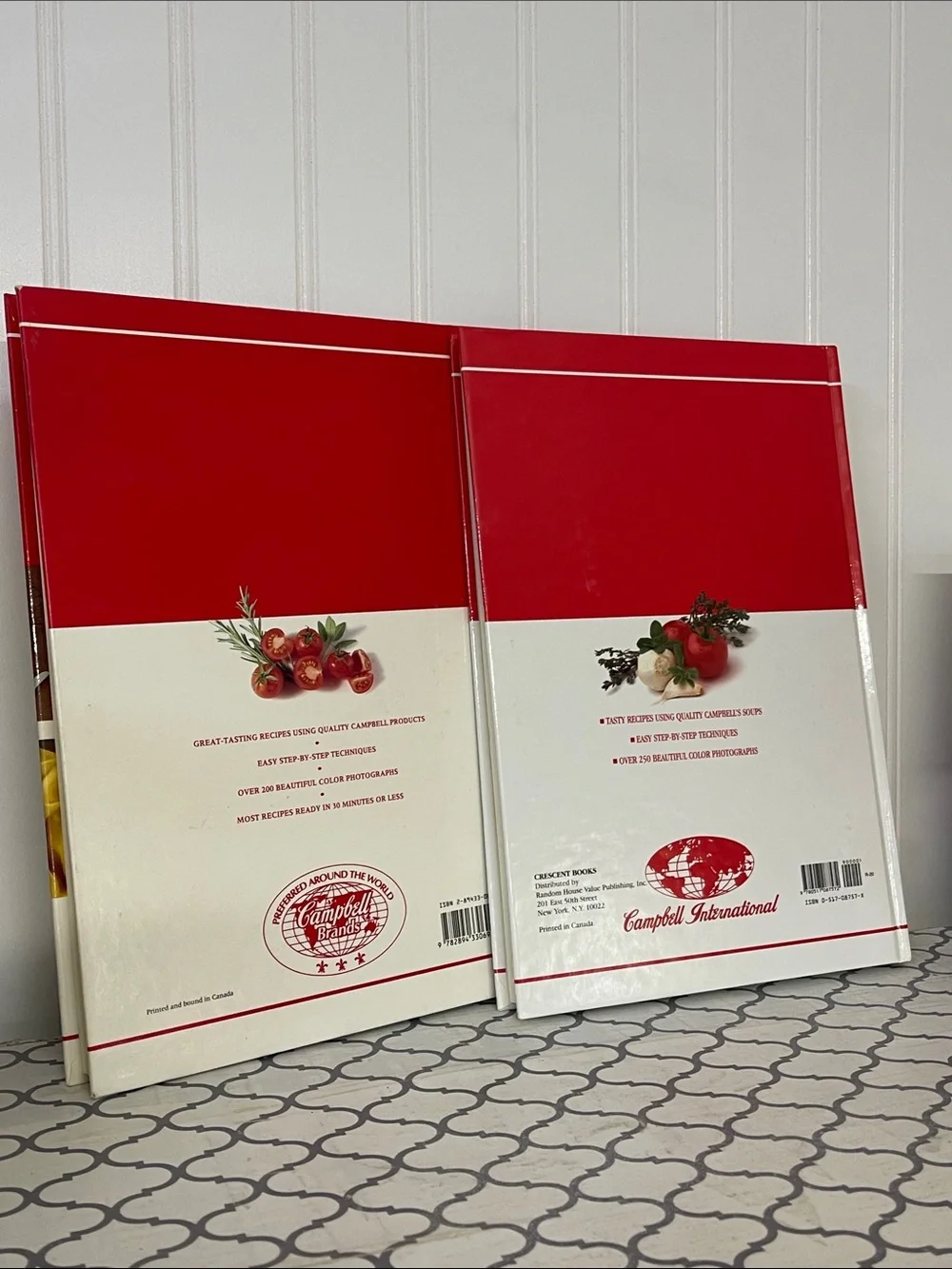 Campbell’s Soup Simply Delicious Recipe cookbook Set of 2